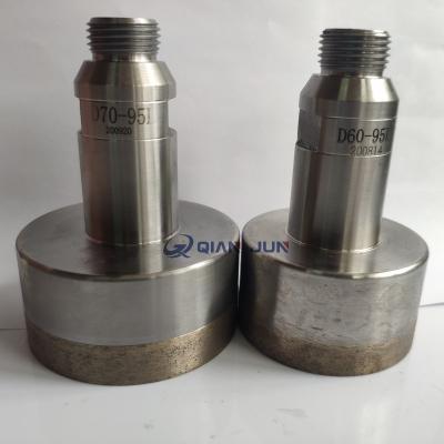 Cina Strumento di perforazione sinterizzato Forno di core di diamante 60 mm filo di rampa Forno di core di diamante per piastrelle di ceramica di vetro in vendita