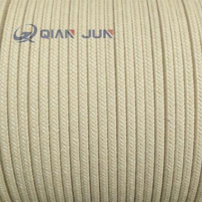 China High Strength Aramid Fiber Tape 5.5*5.5mm Aramid Kevlar ropes for sale