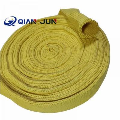 China High Strength Aramid Kevlar Fiber Braided Sleeving for Cable and Tube for sale