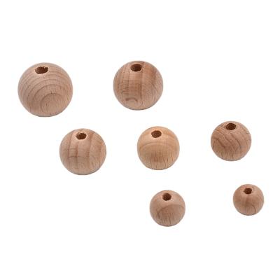 China DIY Beech Wood Bead Small Loose Bead Wooden Bead for sale