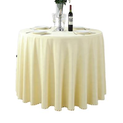 China 100% polyester disposable tablecloth/wedding tablecloth/decoration damask for sale