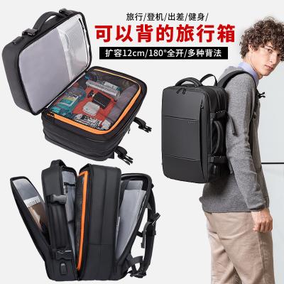 China With New USB Business Shoulder Waterproof Expansion Travel Border Large Capacity Bag for sale