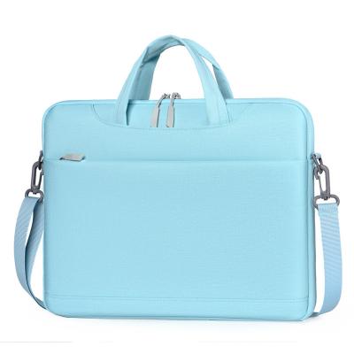 China Hot Selling Custom Amazon Logo School Office Organizer Laptop Briefcase Lady Bags Polyester Waterproof Women Men Laptop Bag for sale