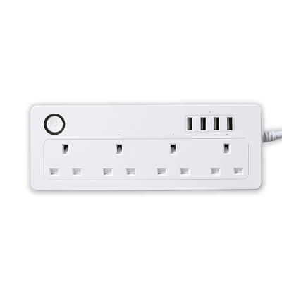 China Many 4 Outlets 4 Usb Power Outlet Wifi Smart Plug Residential / General Purpose Guaranteed New Product Quality New Product for sale