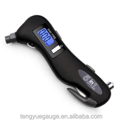 China Promotional Digital Type Tire Air Pressure Gauge 16.4*6.7*2.5cm for sale