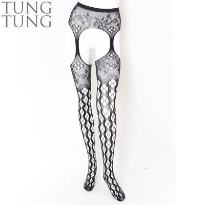 China Fashionable Open Crotch Breathable Ladies Sexy Tights for sale