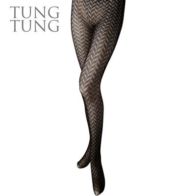 China Seamless MIT Pattern Breathable Geometric Stylish Tights for sale