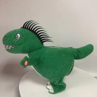 China Eco-Friendly Dancing Singing Dino Toy Wholesale Dino Laying Eggs Dinosaur Plush Toy for sale