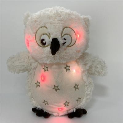 China BSCI Plush Factory Light Up Owl Plush Toy Led Light Up Stuffed Animals Toy For Kids for sale