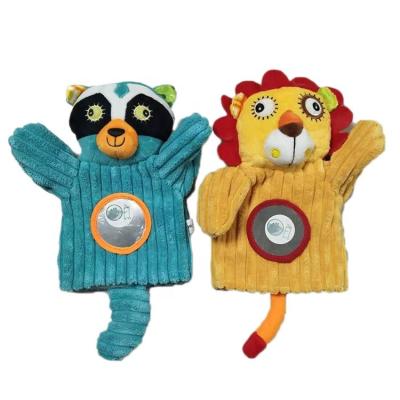 China Preschool Plush Toys Animals Play Hand Puppets for sale