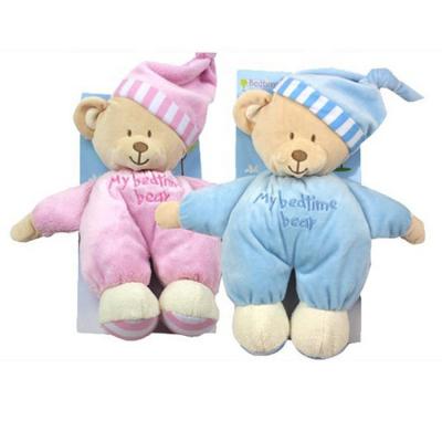 China Plush Comfort Stuffed Bear Sleeping Doll Toy Plush Baby Toy Soothing Sleep for sale