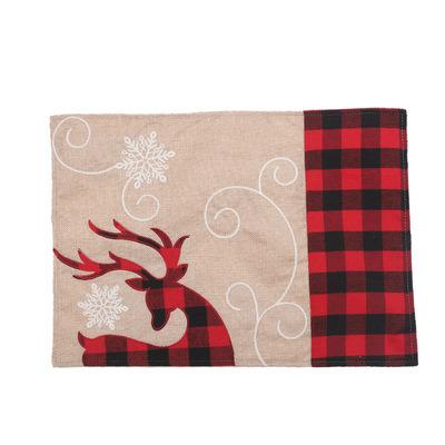 China Custom Wholesale Table Runner & Place Mat Set Christmas Place Mat for sale