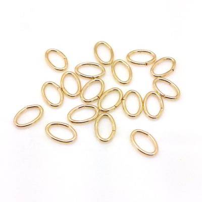 China Diy Jewelry Loose Oval Shape Open Jump Ring For Jewelry Making for sale