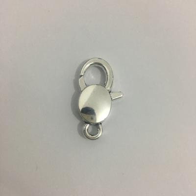 China DIY Opens Stainless Steel Jewelry Accessories Rose Gold Silver Gold Plate Smooth Oval Clasp for sale