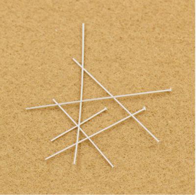 China Accessory all kinds of colors 925 sterling silver T shape flat head pin for jewelry making for sale