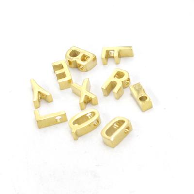 China Other Supply Metal Alphabet Letter Beads For Jewelry Making for sale