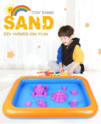 China Bring Children Joyful Sand Toys Indoor Outdoor Safety Sand Dishes Magic Sand Toys Set for sale