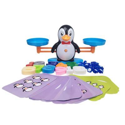 China Educational Kids Toys Children's Math Balance Educational Toys Plus and Minus Cartoon Penguin Elephant Kindergarten Teaching for sale