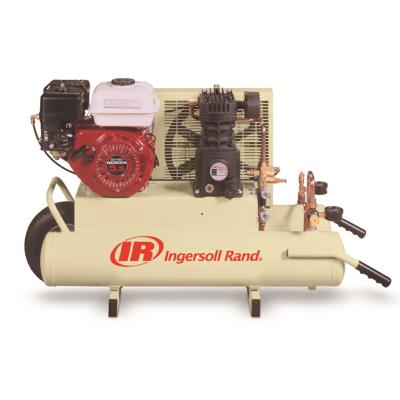 China Ingersoll Rand Gas Driven Portable Piston 5.5HP Lubricated Air Compressor for sale