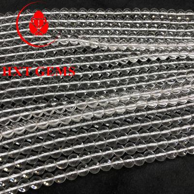 China Wholesale Natural Natural Crystal Quartz Round Beads Stone Beads for sale