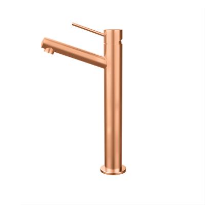 China Modern DALI New Design Rose Golden Color Basin Water Faucet Basin Mixer Tap for sale