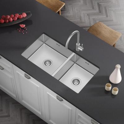 China Without Faucet High Level Sri Lanka Single Bowl Stainless Steel Kitchen Sink For Sale Stainless Steel Double Bowl Undermount Kitchen Sink for sale