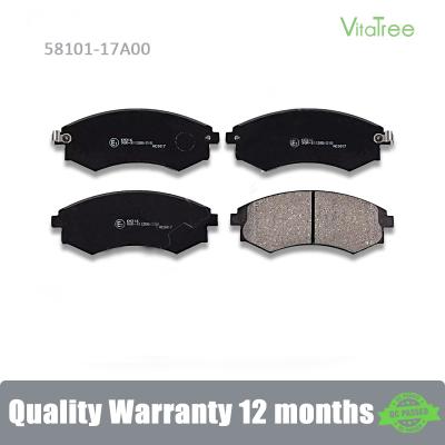 China 58101-17A00 41060-48R91 41060-76E91 4813005011 Brake Pad For HYUNDAI ELANTRA(XD) 2.0 for sale