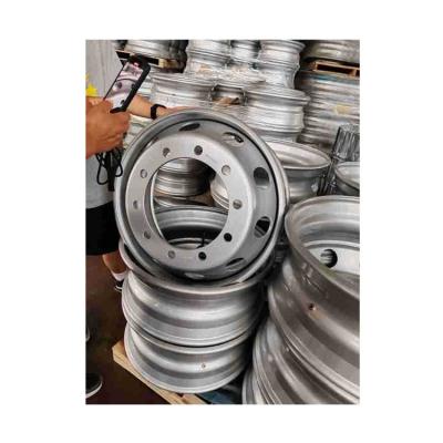 China Steel Cheap Price Truck Steel Wheels Sets Truck Steel Rim Coating Truck Rim Construction for sale