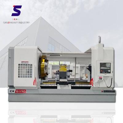 China Intelligent Metal Control System Lathe CK61150 Metal CNC Rotating Milling Horizontal Lathe for sale