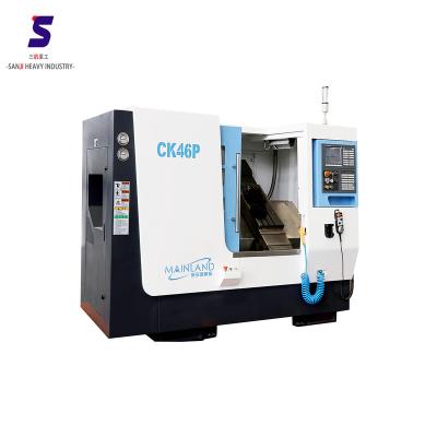 China CK46P Metal Combination Rotary Milling and Milling Machine Small Lathe CNC Milling Machine 5 Axis for sale