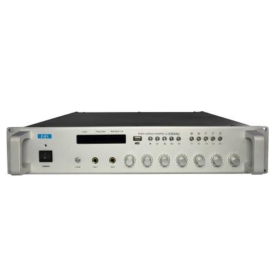 China NO IP PA system usb professional class d audio amplifier with FM BT wireless function for sale