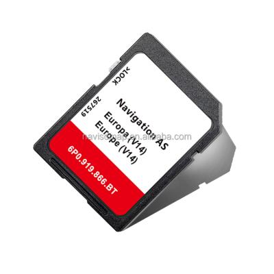 China Plastic CID Memory Cards For GPS Navigation SD Card For Seat Navigation for sale