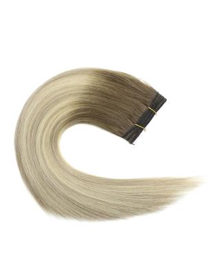 China Silky Straight Top 10 Quality Brands Quality Russian Indian Wave Sewing Machine Weft Cuticle Aligned Weft Hair for sale