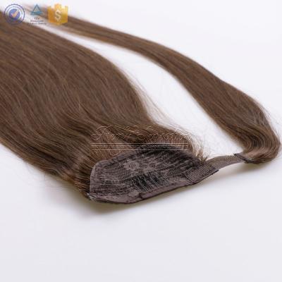 China No Cuticle Shedding Intact Wrap Around Ponytail Clip In Wig for sale