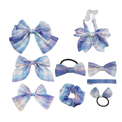 China Cute new style European and American design bow hair clip girls gift set cartoon hair accessories for women for sale