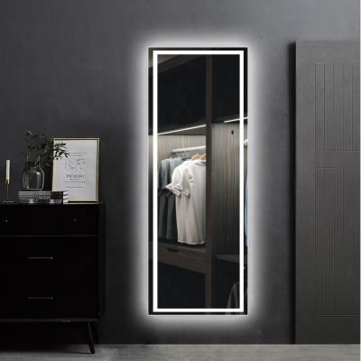 China LED Anti Fog Touch Screen Bathroom Illuminated Waterproof Dressing Smart Mirror Waterproof Smart Dressing Mirror for sale