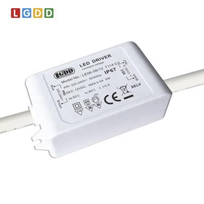 China New CE Waterproof ERP IP67 Power Supply Constant Voltage 220-240V 6W LED Driver 7114CV/7114CV-H for sale