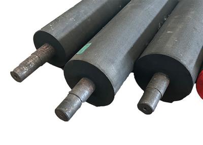 China Shaft Type Belt Conveyor Roller Round Rubber Lining Conveyor Belt Drive Rollers for sale