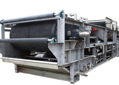 China PLC-besturingsgordelfilter Continuus-operatie Slibbehandeling Filtratieapparatuur Te koop