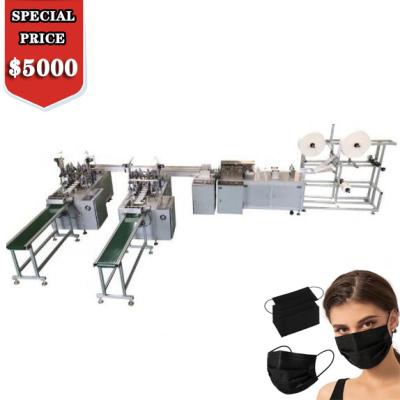 China Hotels Germany Fully Automatic Flat Mask Machine / Surgical Face Mask Making Machine Deutschland CE CGL 2020 Fully Automatic 30 Pcs / Min 10 for sale