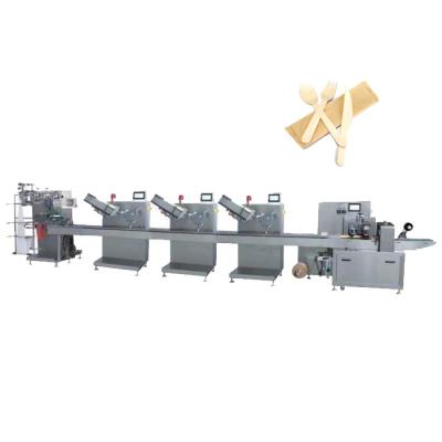 China Chinese 6-12 Spoon Packing Machine Full Automatic /fork PLC Programmable Controller Times 25-60mm 1600kg of Products for sale