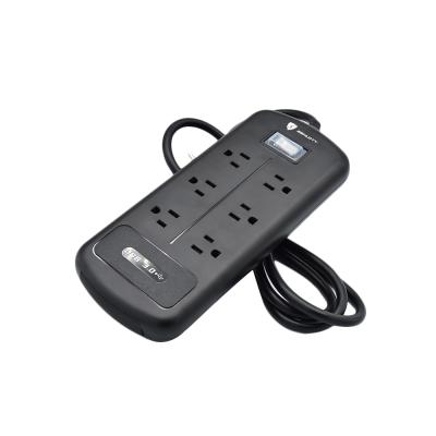 China Residential/Multi-Purpose Socket B3-1 American Standard Power Socket With 3 Heads 6 Sockets 3USB American Standard Extended Power Outlet for sale