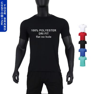 China Men 100% Quick Dry 100 Sublimation Printing Polyester Sportswear Blank Blank Simple Custom Wholesale Anti-Shrink Gym T-Shirt For Women for sale