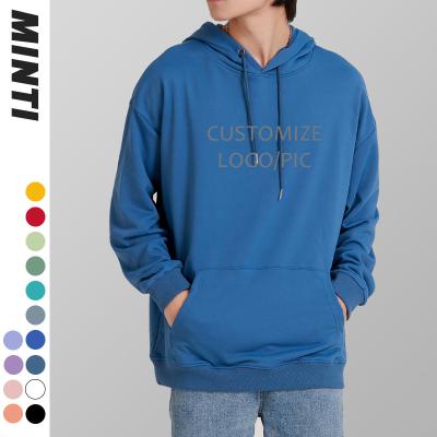 China Custom Polyester Embroidered Polyester Embroidered Plain Plain Oversized Hoodie Anti-shrink Bulk Logo Sublimation Screen Printing Women's Clothing Basic Oversized Hoodie for sale