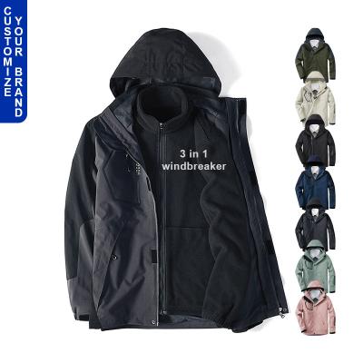 China Custom Durable Unisex Nylon Anorak Women Winter Waterproof Breathable Outdoor Fleece Polyester Fleece Increasing Jacket For Men for sale