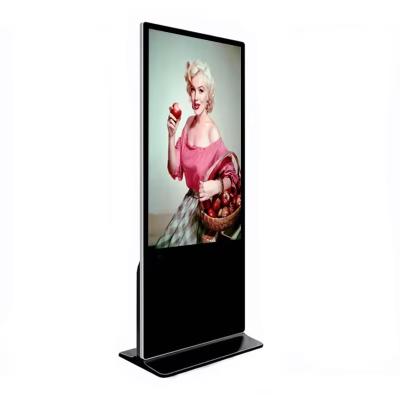 China Split Screen Standalone Signage Vrijstaand Digitaal Display OEM Te koop