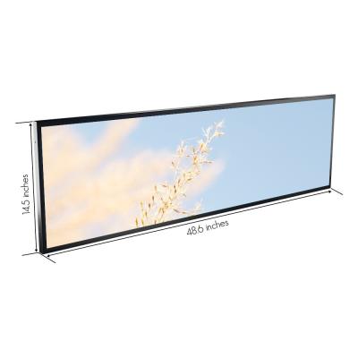 China 5120x1440 Stretched Bar LCD Monitor Scherm Supermarkt Reclame Display Te koop