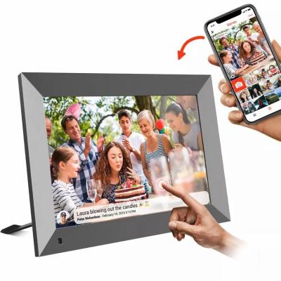 China Acrylisch elektronisch digitaal fotoraam Muur gemonteerd Autoplay voor foto's 10 inch Te koop