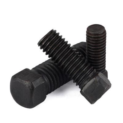 China Stainless Steel Grade 8.8 Square Set Screw Cup Head Point Black for sale