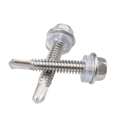 China Hexagonal Covering Pan Self Drilling Screw A2-70 Stainless Steel Screws for sale